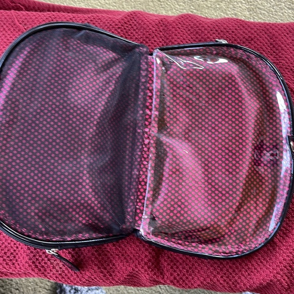 Caboodles 2 zippered compartment cosmetic bag. EUC - Picture 5 of 7